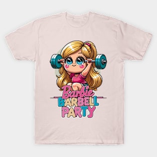 Barbie Barbell Party T-Shirt